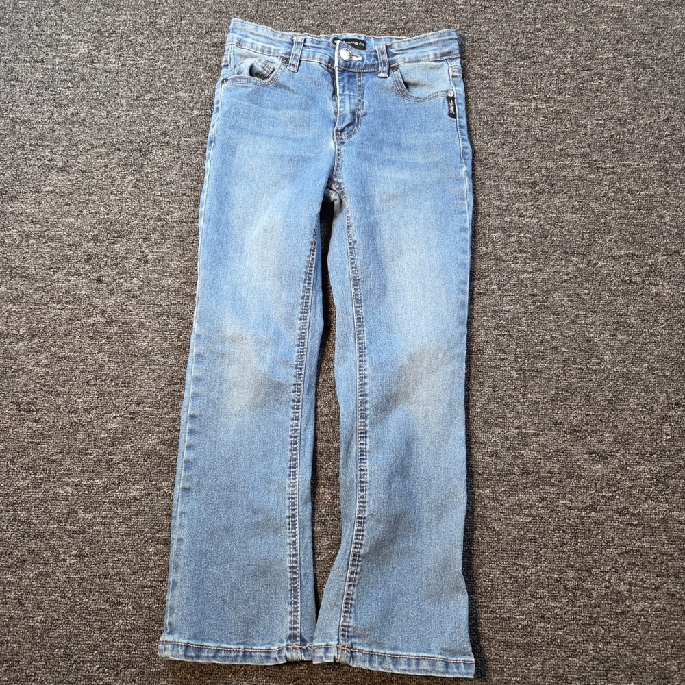 Silver Jeans Co Zane Jeans Boys Size 7 Blue Straight Leg Eco Friendly Casual